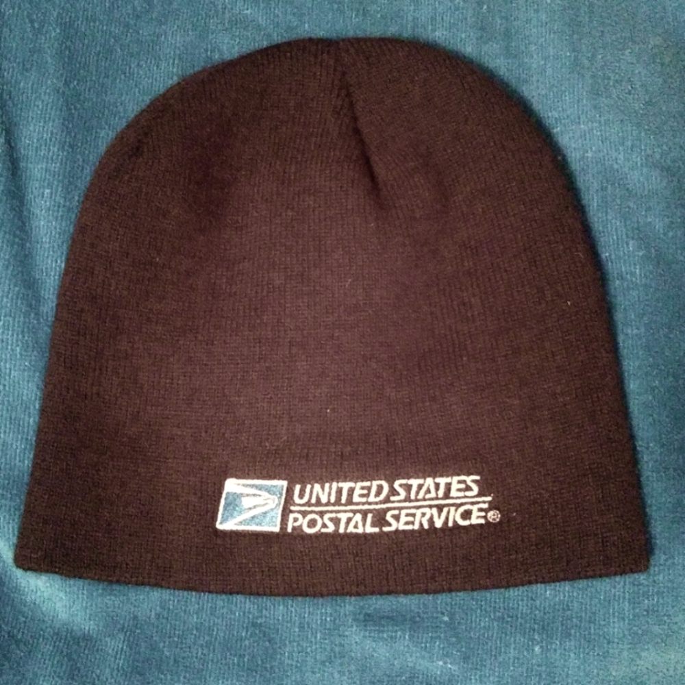 USPS Black Knit Hat